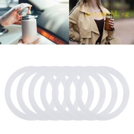 MEN 7Pcs silicones Lid Gaskets Rings Round Sealing Rings Glass Cups Rings