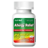 HealthA2Z® Allergy Relief | Cetirizine 10mg | All Day Allergy Relief | Indoor & Outdoor | Relief fro