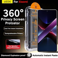 Dust Free Installation Privacy Tempered Glass For Xiaomi POCO C75 C65 C61 C55 C40 C31 X7 X6 X5 X4 X3