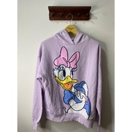 PULL & BEAR DAISY DUCK LILAC HOODIE