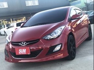 【FB搜尋桃園阿承】現代 超人氣ELANTRA 2014年 1.8CC 紅色 二手車 中古車