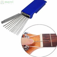 MAYWI Guitar Nut Files Set Practical Stringed Instruments  Filing Luthier Repair Tool