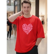 2Y962 [AIYOU] Lelaki Baju T Shirt Men Tshirt XL-5XL   Round Neck Tops Crop Top Clothes Plus Size T-s