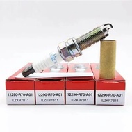 4/6PCS 12290-R70-A01 ILZKR7B11 New Iridium Spark Plug For Honda Accord Acura 3.5L RDX TSX 12290R70A0
