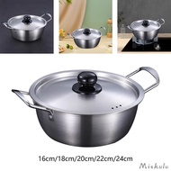 [Miskulu] Korean Ramen Cooking Pot Ramyun Pot Multifunctional Instant Noodles Pot Kimchi Soup Pot for Restaurant Soup Eggs