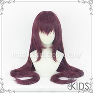 新品现货CCKIDS [ fate FGO ] 斯卡哈 师匠 COSPLAY 收脸 假发 头顶定型CCKIDS [ fate F20260115