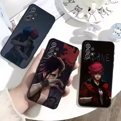 Game L-LOL A-Arcane Violet Phone Case For Samsung S25,S24,S21,S22,S23,S30,Ultra,S20,Plus,Fe,Lite,Not