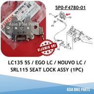 Yamaha Original LC135 5 Speed 5S / Lagenda SRL115 Carburetor / Nouvo LC / Ego LC Seat Lock Assy - 5P