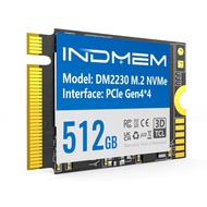 INDMEM M.2 2230 SSD, 512GB 2230 NVMe SSD PCle Gen 4.0x4 Internal Solid State Drive, 3D TLC NAND,Comp