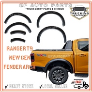 THAILAND AOS FORD RANGER T9 2023 OEM FENDER ARCH WILDTRAK GREY MATT BLACK XL XLT 2024 V8 SIDE STEP E