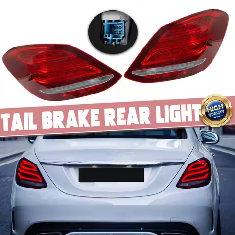 For Benz C-class W205 C300 C350 C260 2014-2018 LED Tail Light Assembly Turn Signal Lamp Car Accessor
