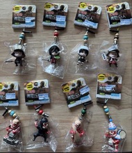 進擊的巨人 Attack on Titan 日本地區限定 艾倫 Eren Yeager 米卡莎 Mikasa 鎖匙扣公仔 $80 each  keychain figure