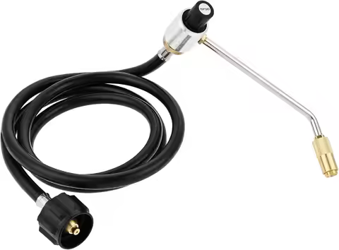 6Feet Propane Adapter Hose with 1LB Propane Gas Pressure Regulator To Connect 5lb -20 Lb Large Propa