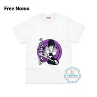 Sasuke UNISEX FREE Name PREMIUM Material CUSTOM T-Shirt