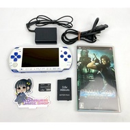 PSP-3000 White Blue Console & FF7 CRISIS CORE PlayStation Portable 3114