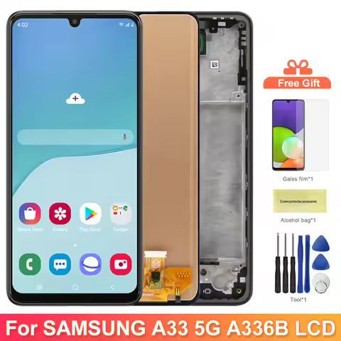 A33 5G Display Screen Replacement, for Samsung Galaxy A33 5G A336B A336E Lcd Display Digital Touch S