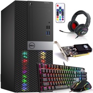 Dell RGB Gaming Tower Computer PC, Intel Core i5 6th Gen, 16GB DDR4 Ram, 512GB SSD, AMD Radeon RX-64