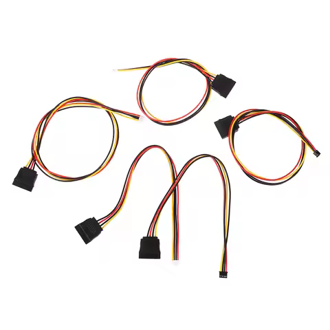 PH 2.0mm 4Pin Small Type To 15Pin HDD SATA Power Supply Cable Cord 20AWG Wire For Industrial All-in-