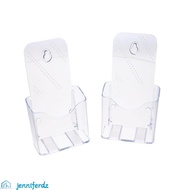 JENNIFERDZ A6 Brochure Holder, Plastic Acrylic Pamphlet Holder, Literature Transparent Countertop Po
