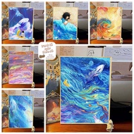 Sawg-stretched frame-32*40/40*50cm/50-60cm-digital painting-coloring by number painting - digitized 