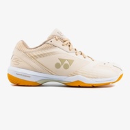 Yonex 65z3 c90 beige badminton shoes for men and women playing on concrete courts with super soft so