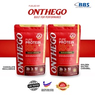 ONTHEGO Pure Protein ISO+ (SET COMBO 2 PACKS + 1KG) - Pemulihan Otot, Bina Otot Tanpa Lemak & Presta