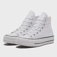 CONVERSE 休閒鞋 帆布鞋 厚底鞋 女鞋 CTAS LIFT HI 高筒 白 560846C US5 白色