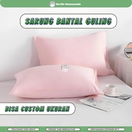 Plain Zippered Pillowcase 50x70cm, 55x75cm, 50x80cm - Jumbo Pillowcase 50x70cm