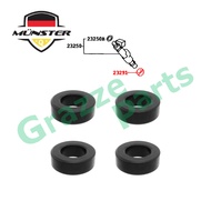 4pc Münster Fuel Injector Nozzle Grommet Seal 23291-41010 Toyota Yaris Vios NCP42 NCP93 NCP150 Corol