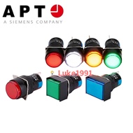 SIEMENS APT 16mm Button with Light LA39-E11D/R23G23W23 Self-Locking LA39-E11TD/R28