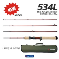 StreamWORK คันเบ็ด 53 ฟุต  เวท 3-8lb. The Jungle Stream 534 L  คัน4ท่อน คันสตรีม