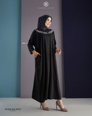 PROMO DASHNA MDI DRESS NADHEERA LUXURY // MIDI DRESS TERBARU VIRAL // BAJU GAMIS MIDI DRESS REMAJA