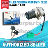 CSL IGNITION MAIN SWITCH 2 KEYS FOR SUZUKI RAIDER150 / RAIDER110 MOTORCYCLE ACCESSORIES