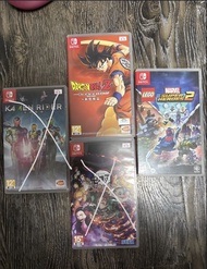 Nintendo Switch 二手遊戲 4 隻
