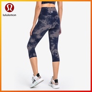 Lululemon's new yoga sports Capris no midline design Fitness pants LU1529