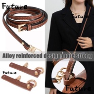 FUTURE Handbag Belts, Alloy reinforcement Transformation Genuine Leather Strap, Crossbody Bags Accessories Replacement Punch-free Conversion Hang Buckle for Longchamp