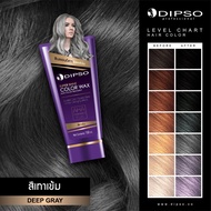 สีเทา แว๊กซ์สีผมดิ๊พโซ่ ซุปเปอร์ ชายน์ แฮร์ คัลเลอร์ แว๊กซ์ 150 มล. DIPSO Super Shine Hair Color Wax
