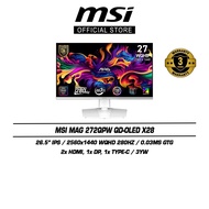 MSI MAG 272QPW QD-OLED X28 Gaming Monitor (26.5" | WQHD | 280Hz | QD-OLED | 3Y)