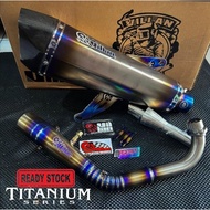 Villan Titanium knalpot xmax 250 xmax 300 titanum asli
