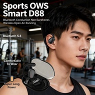 Bluetooth 5.3 Earphone Headset Waterproof Mic LED Display Sport Earbud