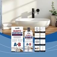 Quartz Countertop Repair Kit with Epoxy Resin and Color Pigments for DIY Home Repair