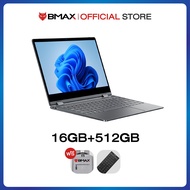 BMAX Notebook Y14 Plus 2-in-1 laptop 360 yoga 14 นิ้ว Intel Gen13 N150 RAM 16GB SSD 512GB Multi-touc