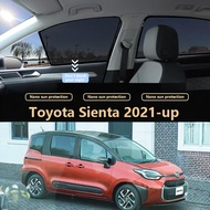 Magnetic Car Window Sunshade for Toyota Sienta 2021-up Car Window Cover Curtains Accessories