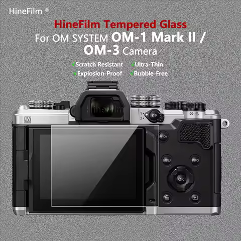 Hinefilm for Olympus OM1 II OM3 Camera Screen Protective Tempered Glass OM-1Mark II OM-3 Camera Scre