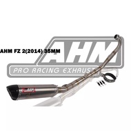 #OFFER AHM 4-STROKE M3 SERIES RACING EXHAUST YAMAHA FZ150I 2014 35MM #READY STOCK #100%ORIGINAL