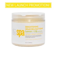 BCL SPA Dead Sea Salt Soak Brightening Lemon + Lily with Kojic Acid 16oz