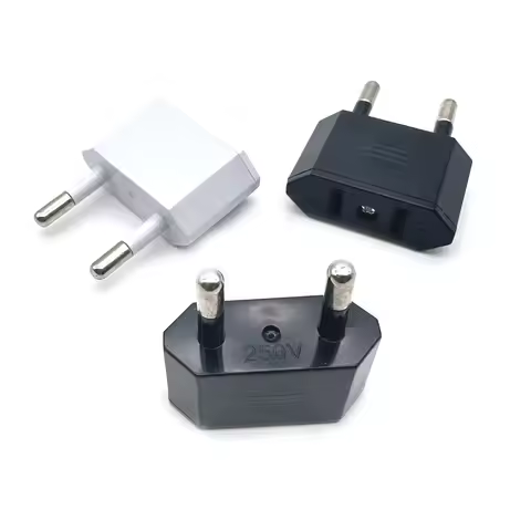 American To EU Europe Travel Power Adapter 2 Pin US To EU Plug Adapter AC Converter Electrical Socke