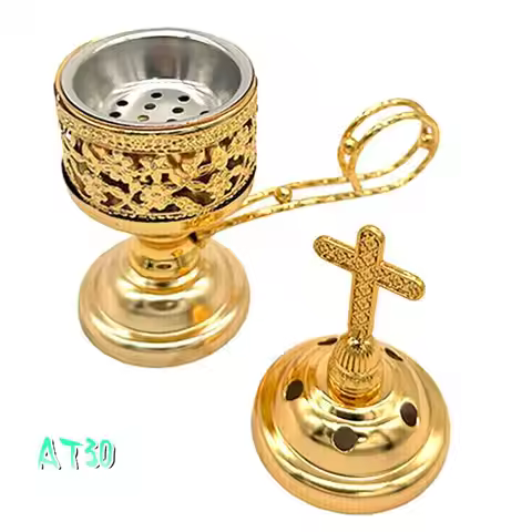 Charcoal Incense Burner Gold Incense Holder Charcoal For Incense Burner Censer Incense Burner Cathol