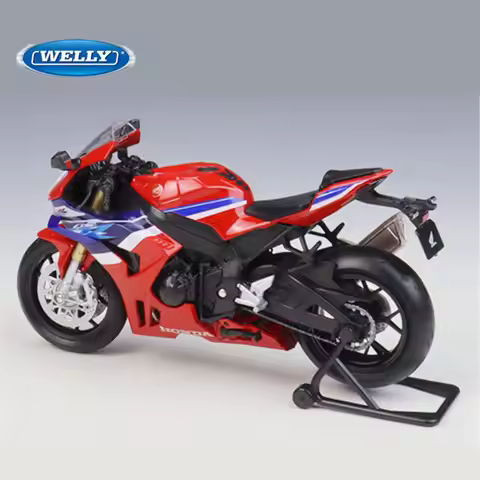 Welly 1:12 2024 Honda CBR1000RR-R Alloy Street Sports Motorcycle Model Diecast Track Racing Motorcyc