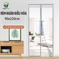 (90x220cm)Air Conditioning Refrigerator Curtains Magnetic Anti-Mosquito Curtains Waterproof EVA Plas